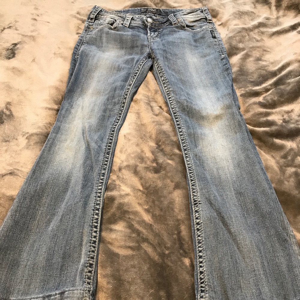 Silver jeans
